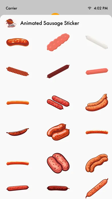Ảnh chụp màn hình của Animated Sausage Stickers