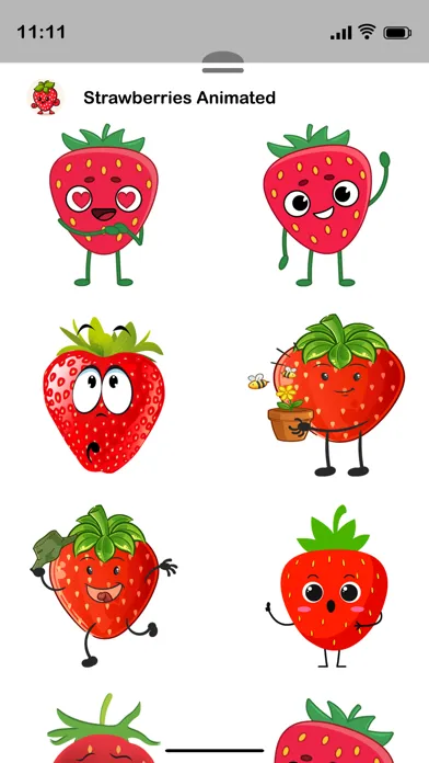 صور Strawberries Animated