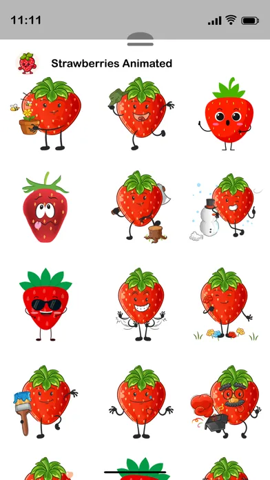 صور Strawberries Animated