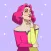 Animated Stylish Girl Stickers