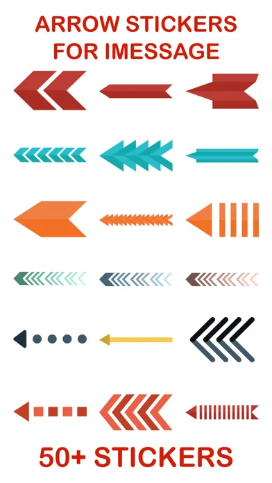 Arrow Stickers For iMessage Screenshots
