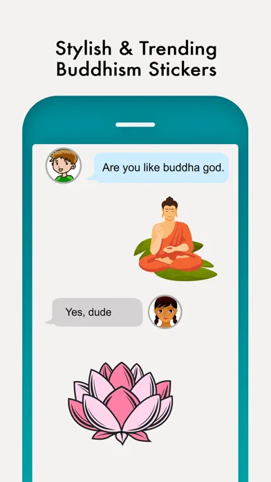 Buddhism Stickers & Emoji應用截圖