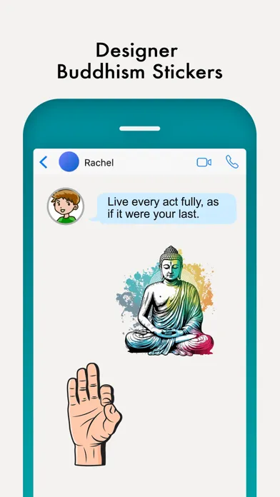 Buddhism Stickers & Emoji應用截圖