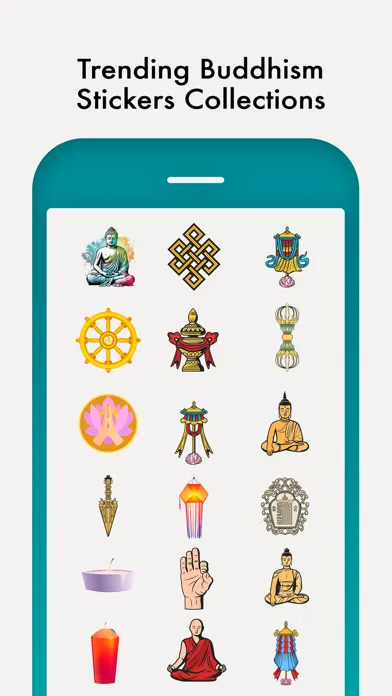 Buddhism Stickers & Emoji應用截圖