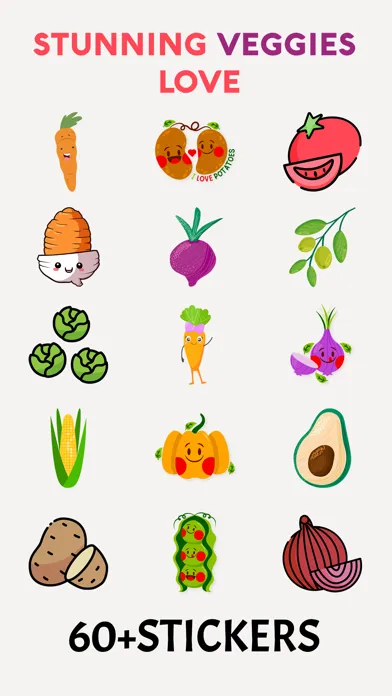 Stunning Veggies Love স্ক্রিনশট