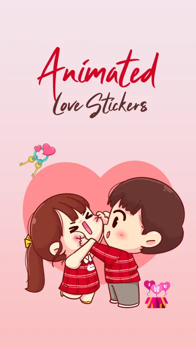 Animated Love Stickers! স্ক্রিনশট