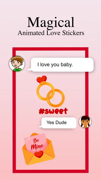 Animated Love Stickers! স্ক্রিনশট
