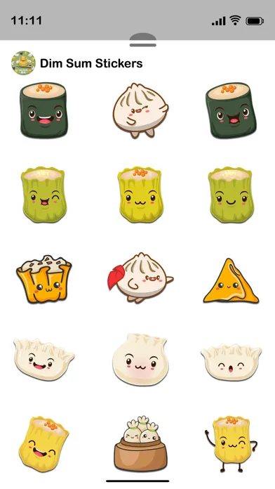 Dim Sum Stickers!应用截图