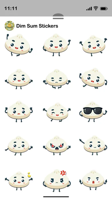Dim Sum Stickers!应用截图