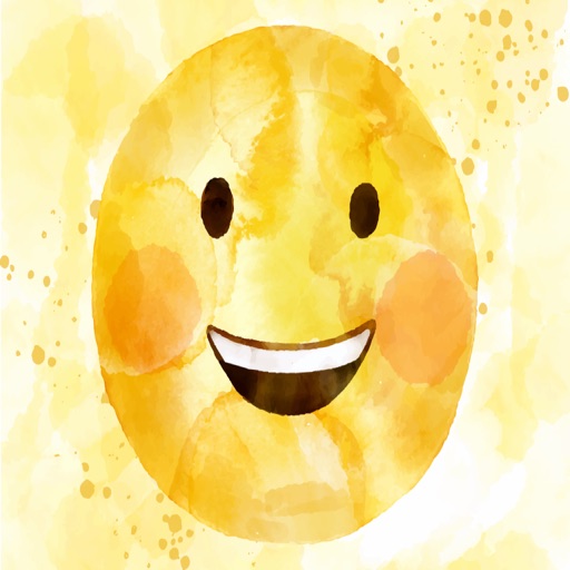 Hand Painted Watercolor Emoji Hand Painted Watercolor Emoji