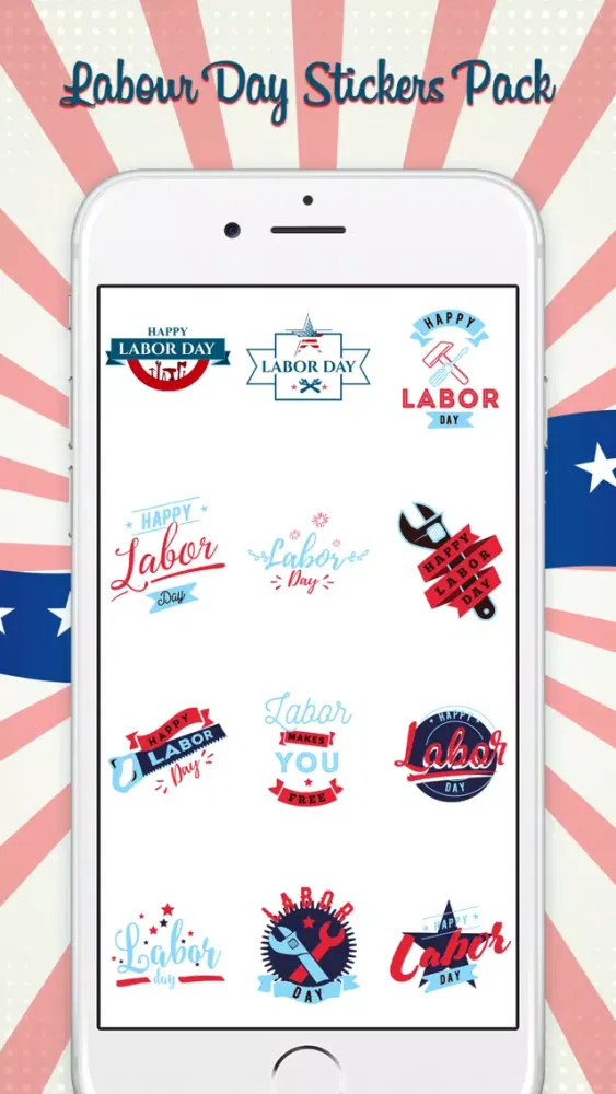 Labor Day Greetings Emojis Screenshots