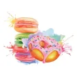 Macaroon Biscuit Stickers Macaroon Biscuit Stickers