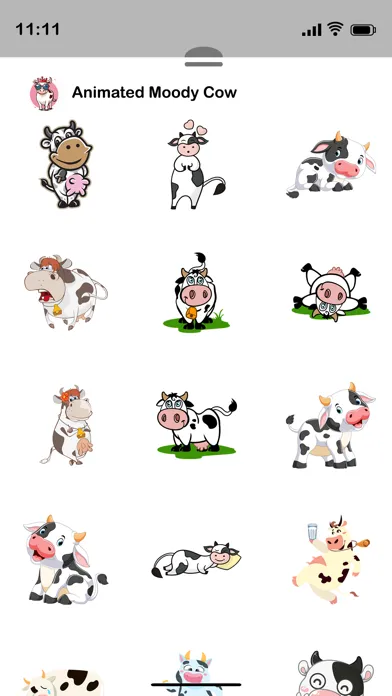 Animated Moody Cow Screenshots