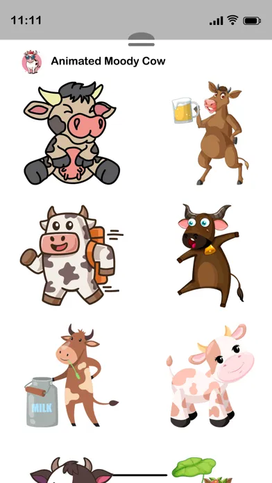 Animated Moody Cow Screenshots