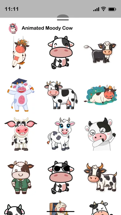 Animated Moody Cow Screenshots