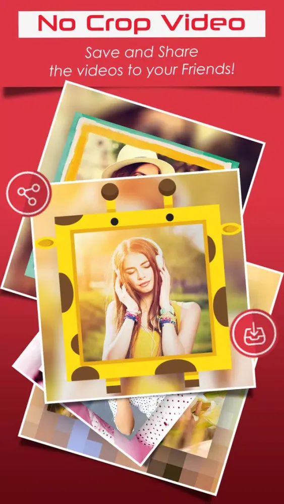 Tangkapan layar InstaVideo - Add music to videos, no crop