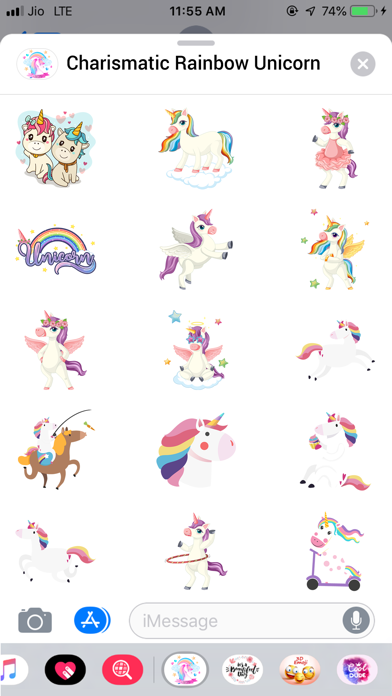 Charismatic Rainbow Unicorn سکرین شاٹس