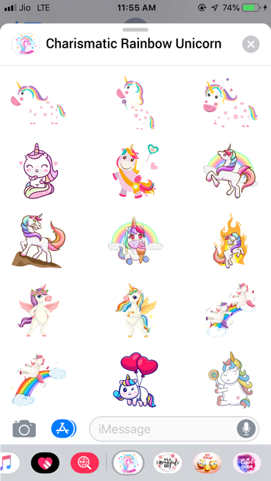 Charismatic Rainbow Unicorn سکرین شاٹس