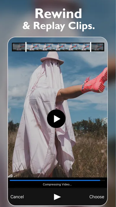 Capturas de tela do Reverse Video: Play Movies