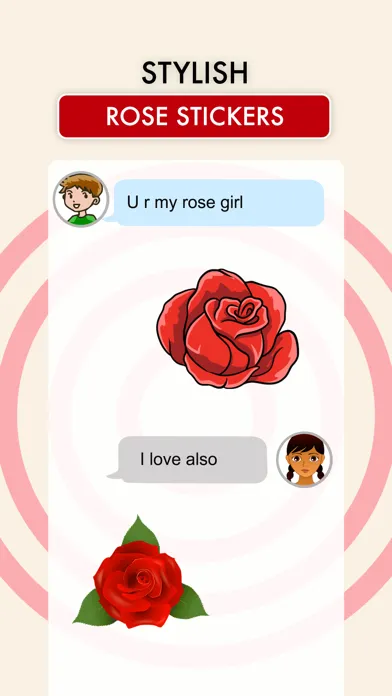 Ảnh chụp màn hình của Rose Day Stickers