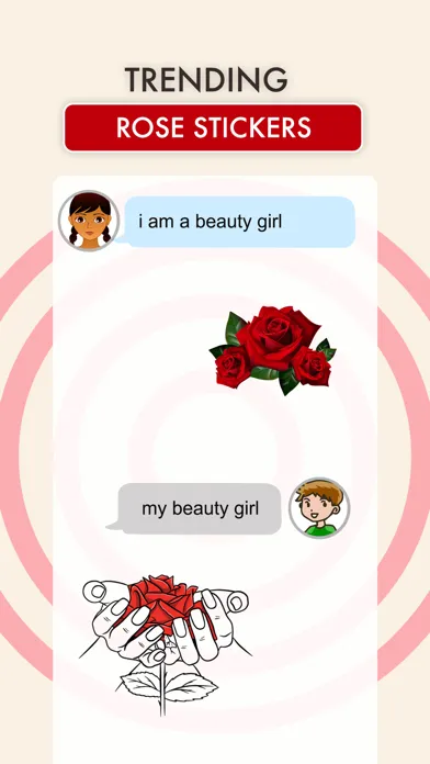 Ảnh chụp màn hình của Rose Day Stickers