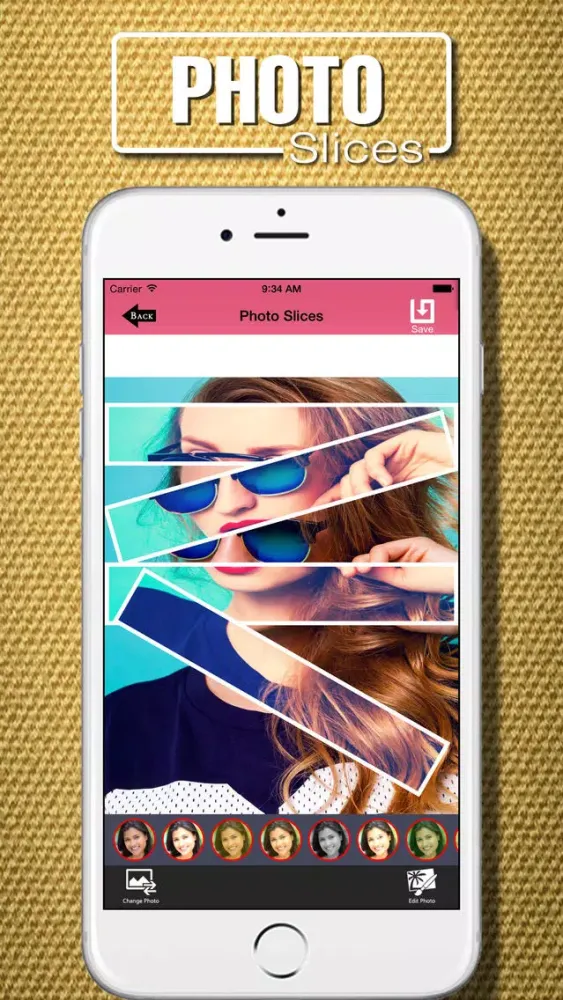 Photo Slice-Cut your photo into pieces应用截图