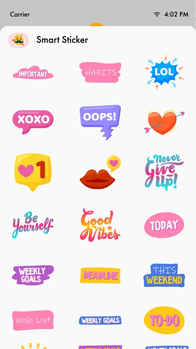 Capturas de pantalla de Smart Stickers For iMessages