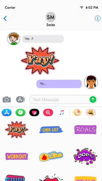 Capturas de pantalla de Smart Stickers For iMessages