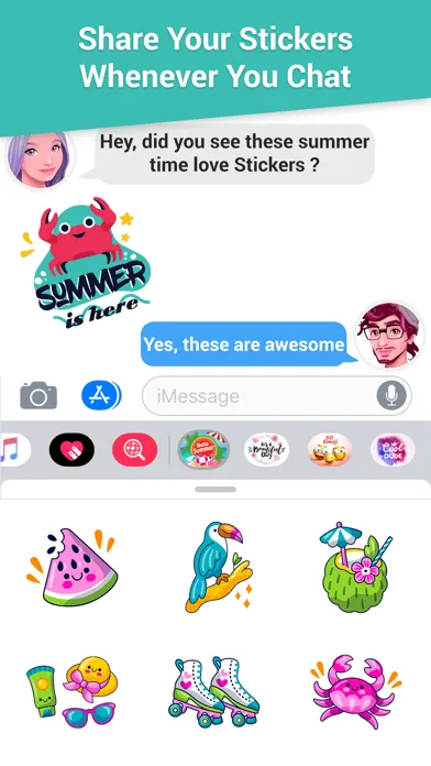 Summer Time Love Emojis स्क्रीनशॉट