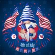 4th of July Day Stickers