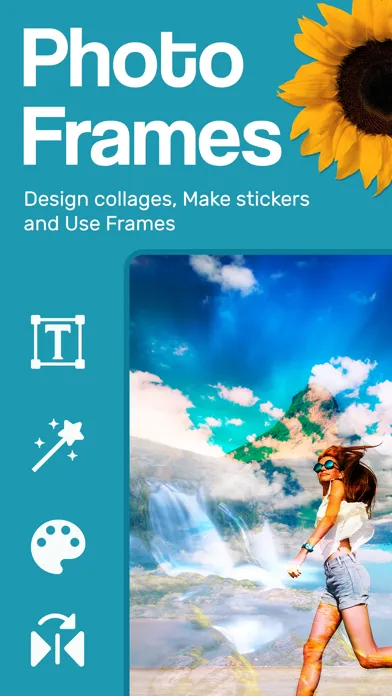 Screenshot di Waterfall Photo Frames Editor
