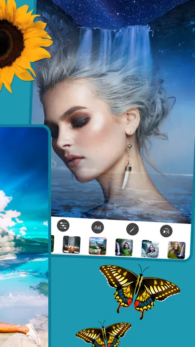 Screenshot di Waterfall Photo Frames Editor