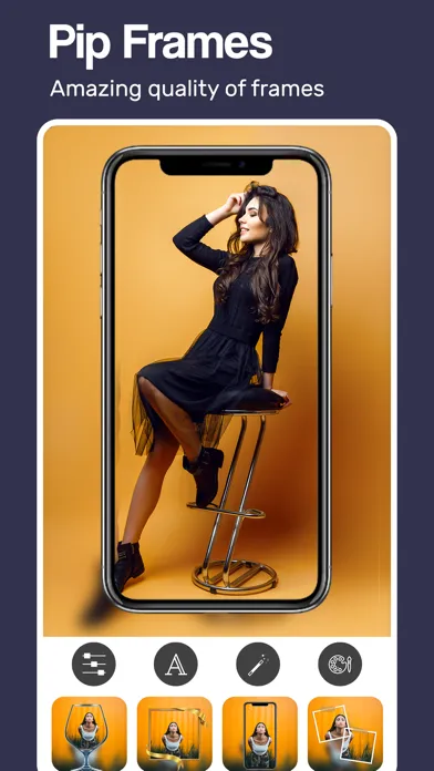 Screenshot di Waterfall Photo Frames Editor