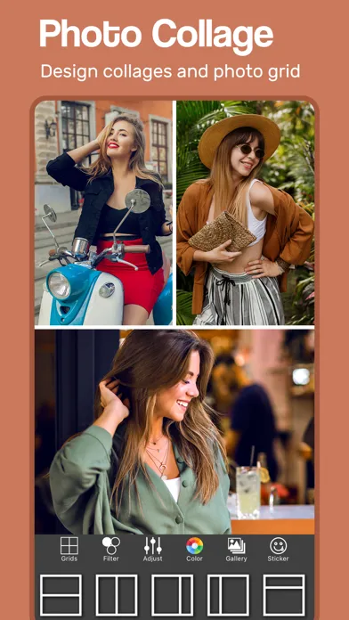 Screenshot di Waterfall Photo Frames Editor