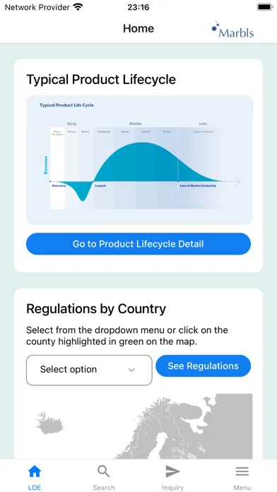 Zrzuty ekranu Loss of Exclusivity App