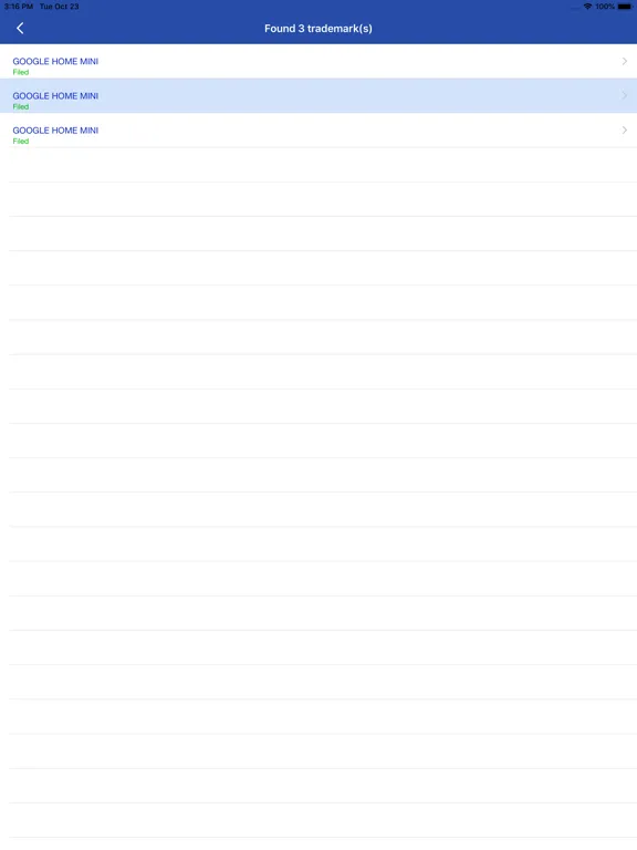 Brazil Trademark Search Tool iPad  Screenshots