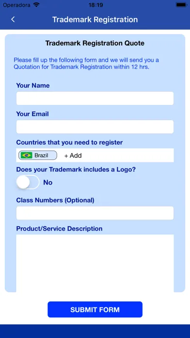 Brazil Trademark Search Tool Screenshots