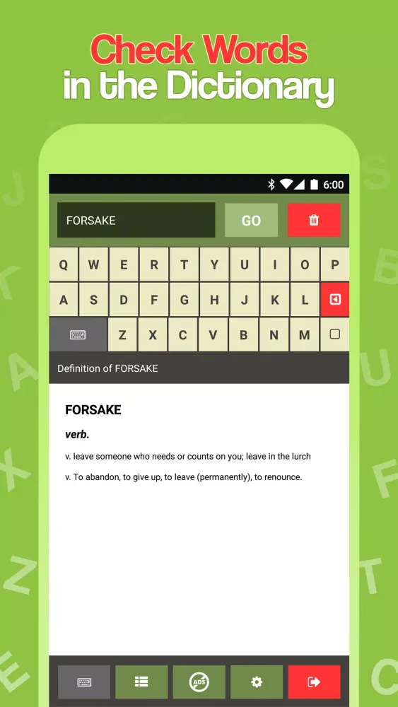 Zrzuty ekranu Scrabble & WWF Word Checker