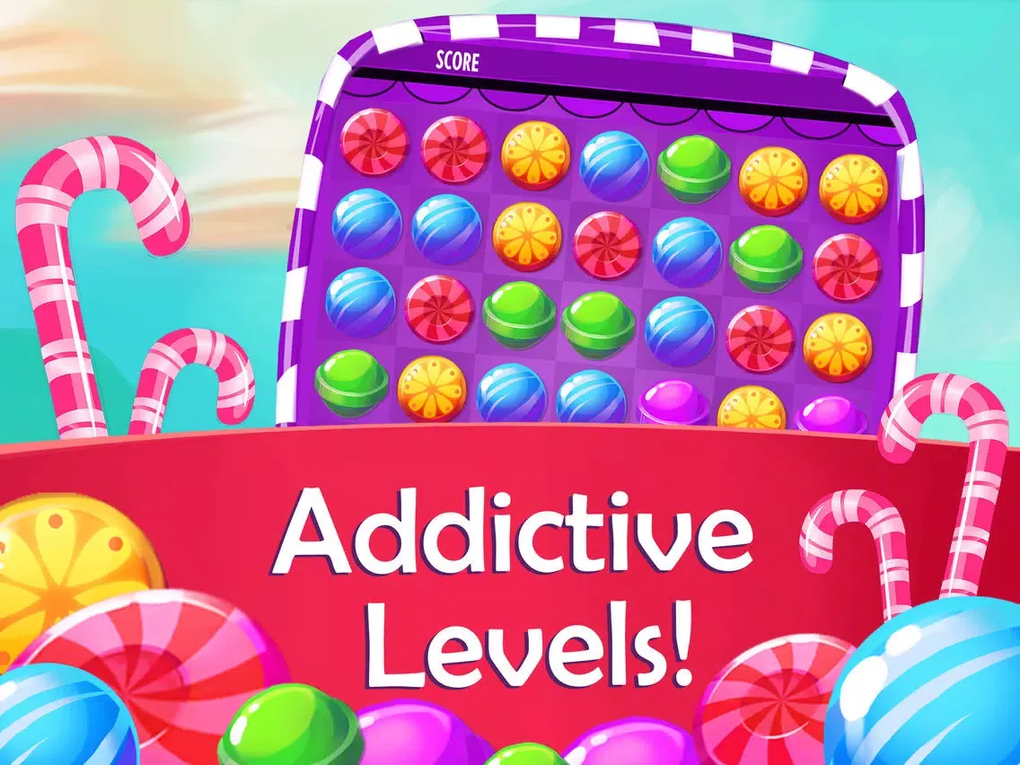 Candy Diamond 2015 - Fun Soda Pop Candies Puzzle Game For Kids iPad  Screenshots