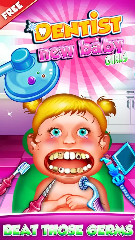 Zrzuty ekranu Dentist Baby Games For Girls - mommy's crazy doctor office & little kids teeth
