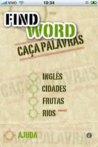 Caça Palavras findWord 스크린샷
