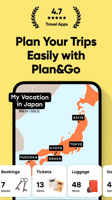 Trip Planner, Travel – Plan&Go应用截图