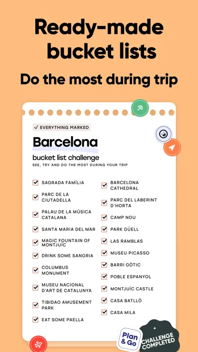 Tangkapan layar Trip Planner, Travel – Plan&Go