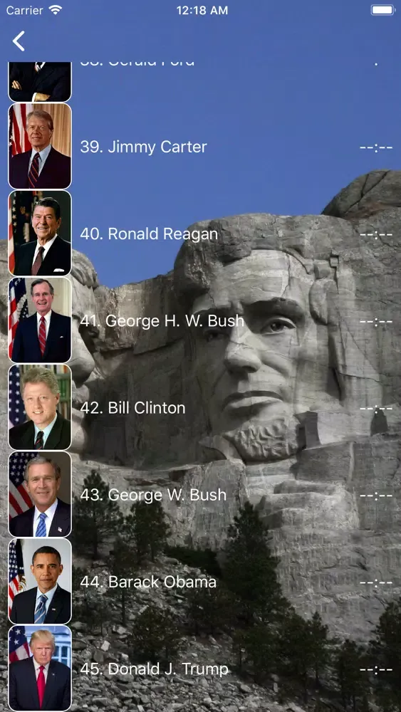 ภาพหน้าจอของ POTUS Tiles