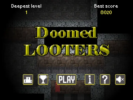 Tangkapan layar Doomed Looters iPad 