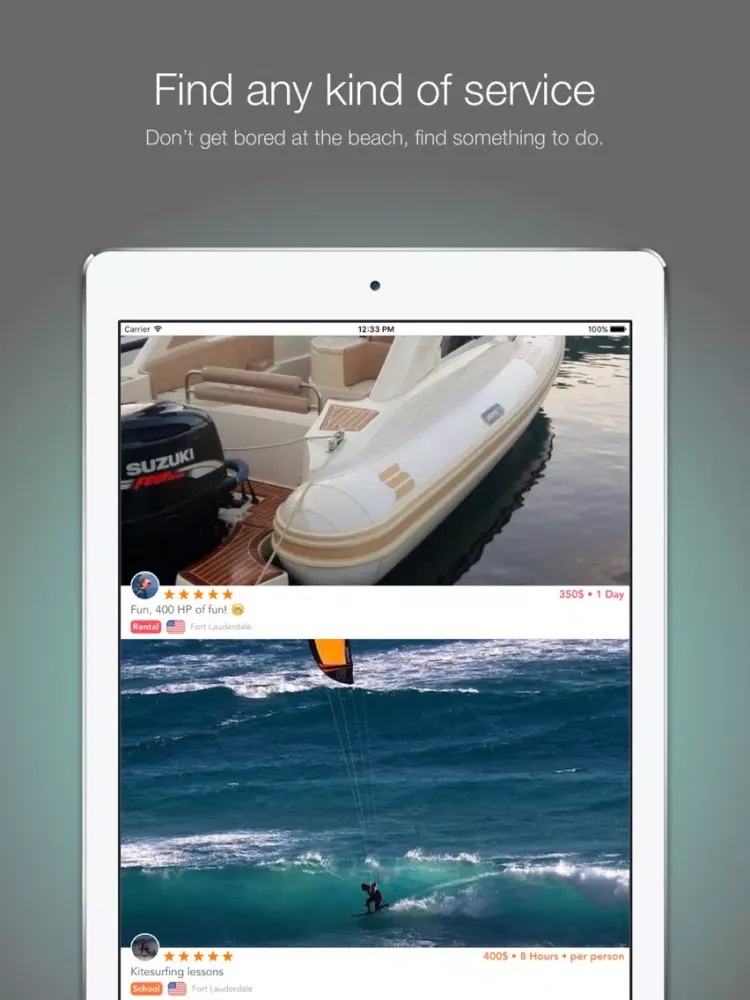 ภาพหน้าจอของ Navica iPad 