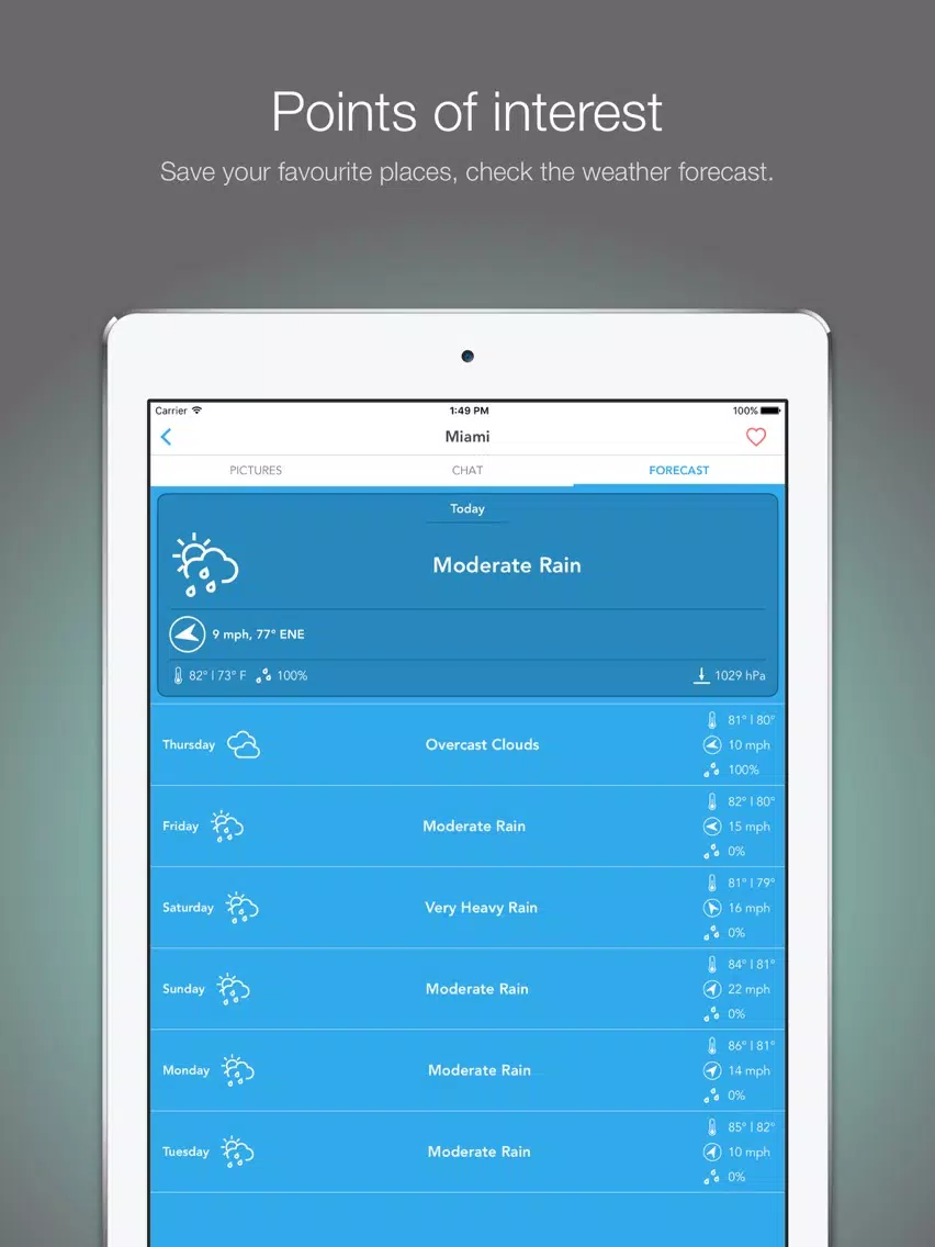 Navica iPad 应用截图