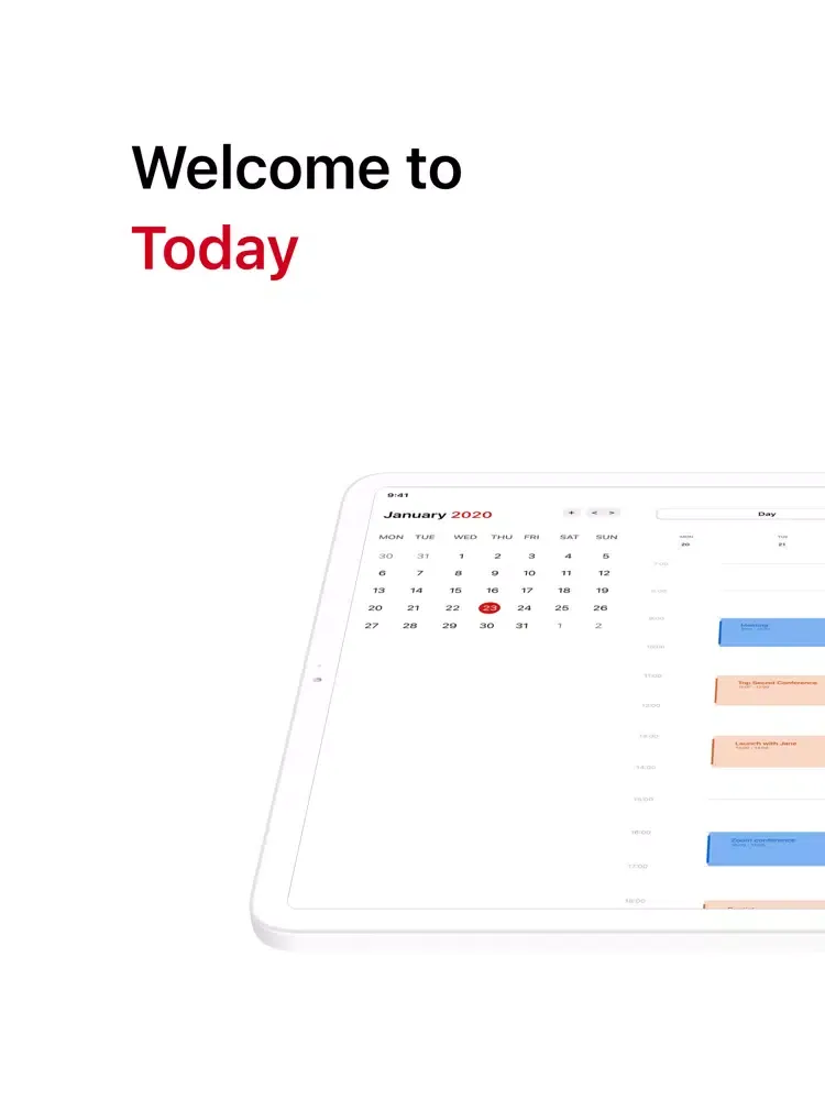 Capturas de tela do Today: Calendar & Day Planner iPad 