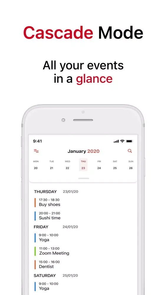 Capturas de tela do Today: Calendar & Day Planner
