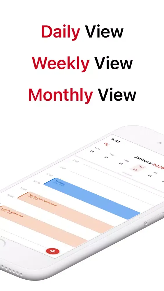 Capturas de tela do Today: Calendar & Day Planner